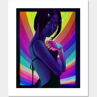 Rainbow Girl Posters and Art